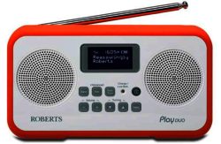 Roberts Radio Play Duo Digital Radio - Orange
